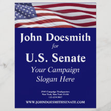 Election Campaign Political Flyer Template