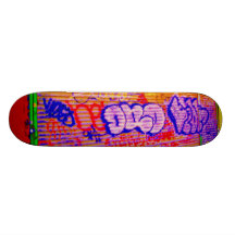 'Electric Graffiti Gates' Skateboard