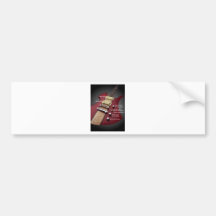 electric guitar layout bumperstickers