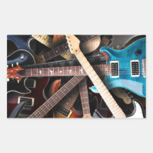 Electric Guitars Concept Sticker