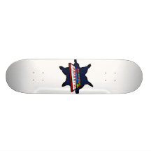 Electric Keyboard Blue Splash Musician Design Custom Skateboard