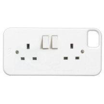 Electric socket from the UK iPhone 5 Cover