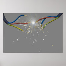 electrical spark posters