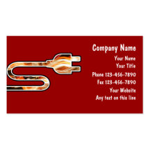Electrician Business Cards