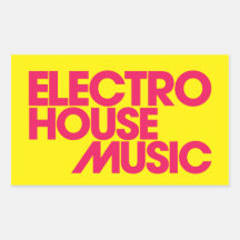 Electro House Music Stickers