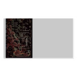electronic circuit board business card template