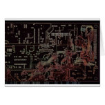 electronic circuit greeting card