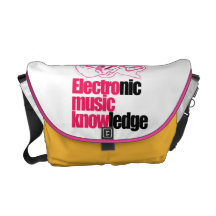 Electronic Music Knowledge messenger Bag