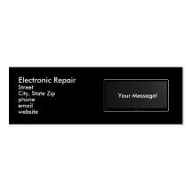 Electronic Repair Business Card Templates