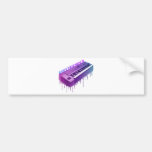 Electronica Keyboard Bumper Sticker