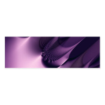 Elegance I · Fractal Art · Purple Business Card Template