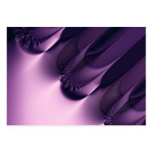 Elegance I · Fractal Art · Purple Business Card Template