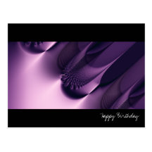 Elegance I · Fractal Art · Purple Postcards