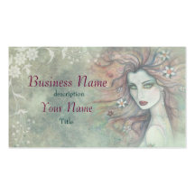 Elegant and Unique Cosmetologist Makeup Artist Business Card Template