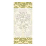 elegant art deco flora bliss rack card design