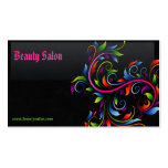 Elegant Black Beauty Salon Business Card