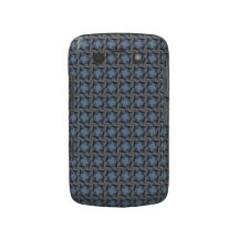 Elegant Blue Beige Pattern Blackberry case