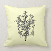 Elegant Bouquet Pillow