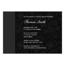 Elegant Bridal Shower Invitation