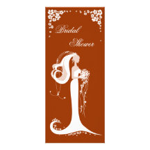 Elegant Bride Bridal Shower Party Announcement