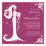 Elegant Bride Bridal Shower Party Announcement