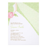 Elegant Bride {green} Personalized Invitations