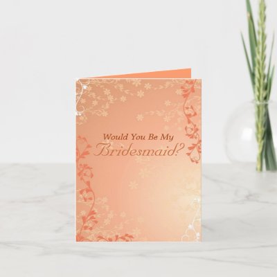 Bridesmaid Request Cards