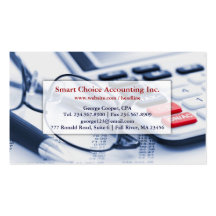 Elegant Bright Accounting Business Card