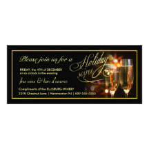 Elegant Business Holiday Party Invitations