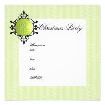 Elegant Christmas Bobble Invites
