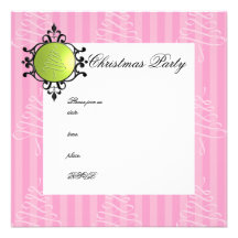 Elegant Christmas Bobble Personalized Announcement