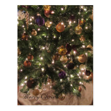 Elegant Christmas Tree Postcards