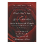 Elegant Classic Red Rose Wedding Invitation