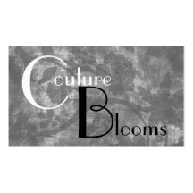 Elegant Couture Floral Business Card