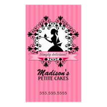 Elegant Cupcake Business Cards