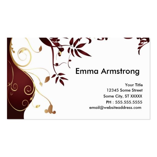Elegant Custom Businesscard Business Card Template