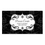 Elegant Damask and Swirls Business Cards