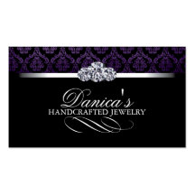 Elegant Damask Business Cards