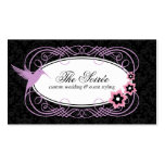 Elegant Damask Event Coordinator Business Cards