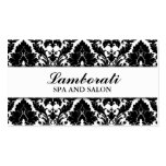 Elegant Damask Floral Pattern Modern Stylish Business Cards