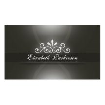 elegant delicate business card