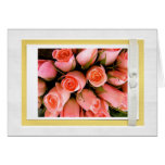 Elegant designer rose notecards