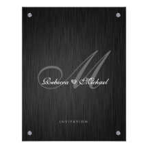 Elegant Diamond Themed Wedding Invitation