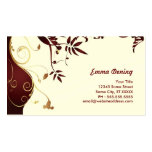 Elegant Fashion Profile Card Business Card Templates