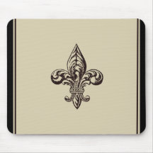 Elegant Fleur de lis Mousepads