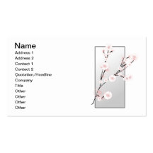 Elegant Floral Business Cards