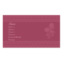 Elegant Floral Design Business Card