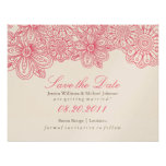 Elegant Floral Save the Date Custom Announcement