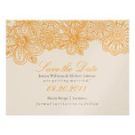 Elegant Floral Save the Date Custom Announcements
