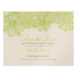 Elegant Floral Save the Date Custom Invitations